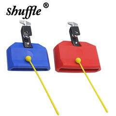 Cowbell Clapper tambour Cowbell Clapper ensemble lancé Durable aigus Jazz tambour ABS cloche Instruments de Percussion accessoires batterie partie