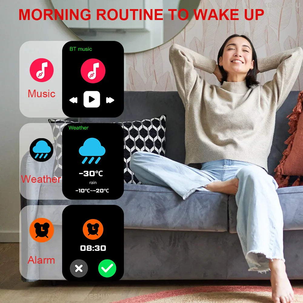 H9 nouvelle montre intelligente 2.01 pouces HD affichage réponse faire appel Message vue Modes de Sport bricolage cadran prévisions météorologiques pour hommes femmes