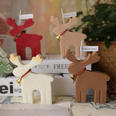 Christmas candles, scented deer candles, home decoration, scented candles, Merry Christmas, giving a festive gift for the home, New Year's