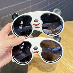 Lunettes de soleil de dessin animé pour enfants, Krasno-lunettes de soleil pour garçons et filles, protection extérieure en silicone, nuances UV400, cadeaux mignons