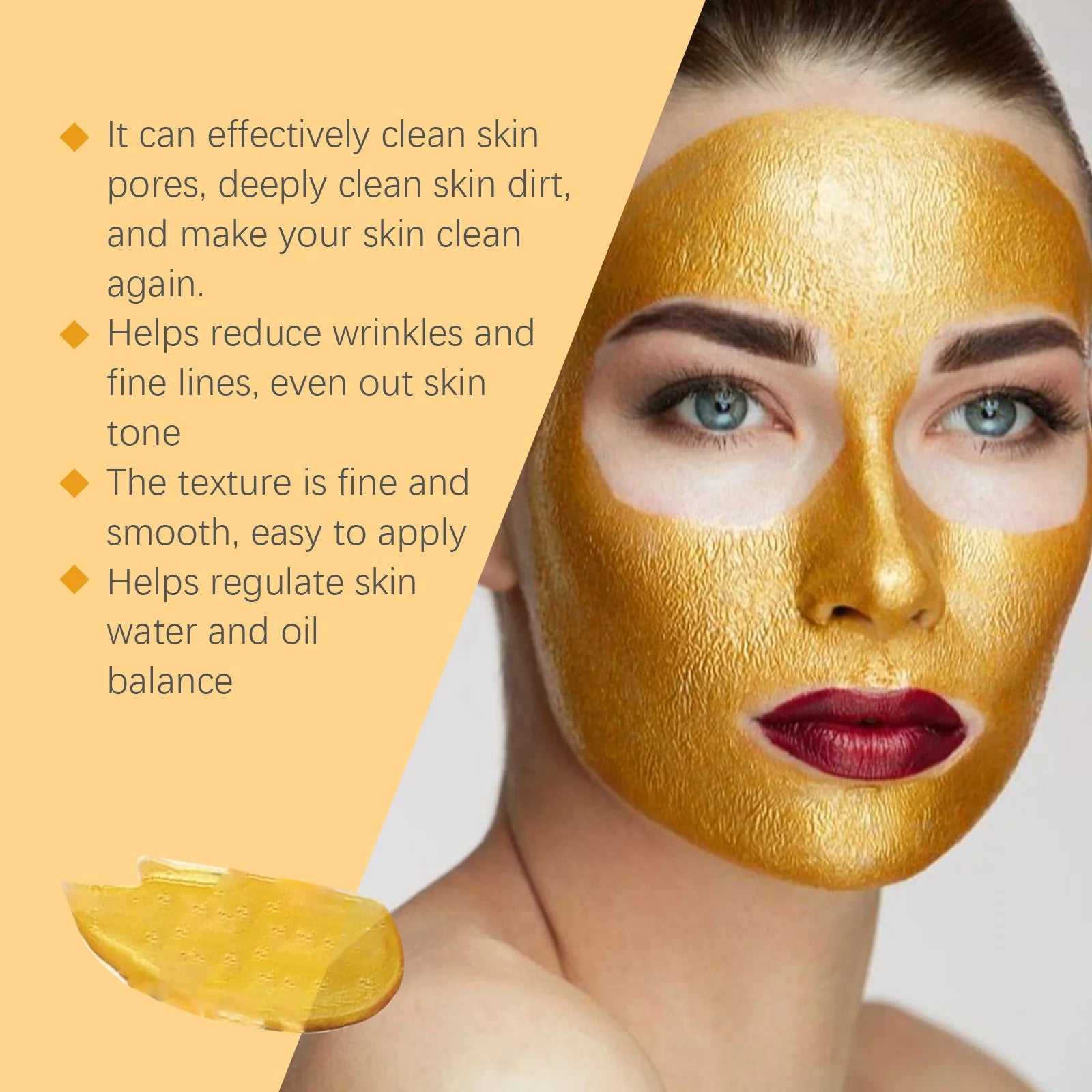 Nettoyant au curcuma, contrôle de l'huile, élimination des taches foncées, Anti-acné, nettoyage en profondeur, rétrécissement des pores, crème hydratante à la vitamine C