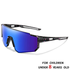 Lunettes de soleil de baseball pour enfants de 3 à 8 ans, lunettes de vélo d'extérieur pour garçons et filles, lunettes de sport pour jeunes, lunettes de camping pour enfants, lunettes de vélo VTT, UV400