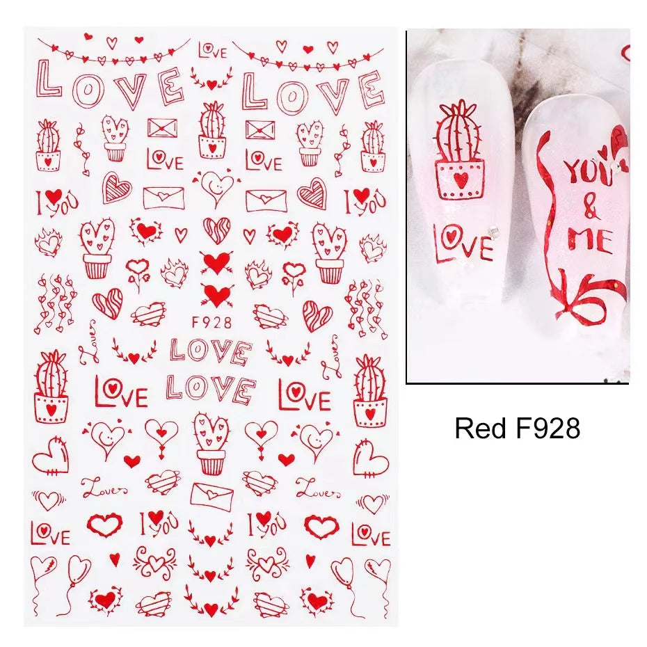 Easter bunny nail stickers, self-adhesive 3D decals, nail art supplies, cartoon character, DIY nail stickers