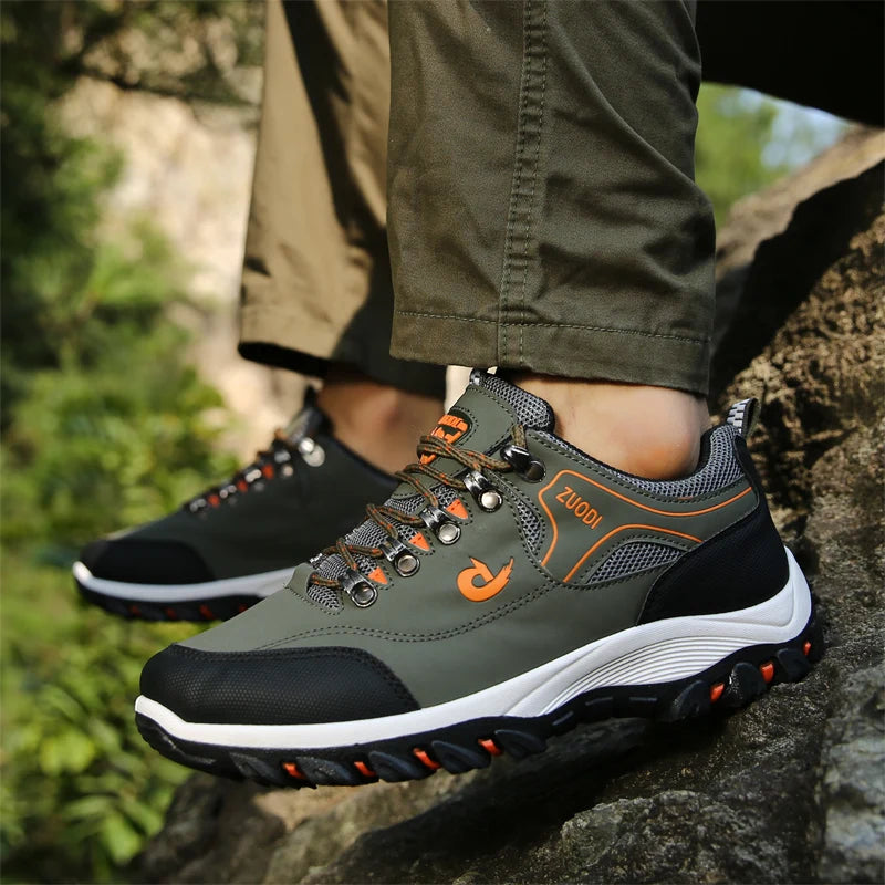 Men's leather shoes, casual men's shoes, sneakers for spring, autumn, winter, men's tennis shoes, lightweight walking shoes