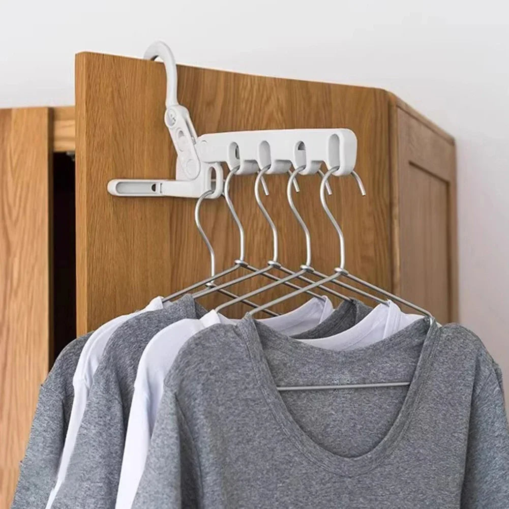 Cintre à vêtements Portable à 5 trous, support de séchage de voyage pliable pour hôtel Camping sac à dos