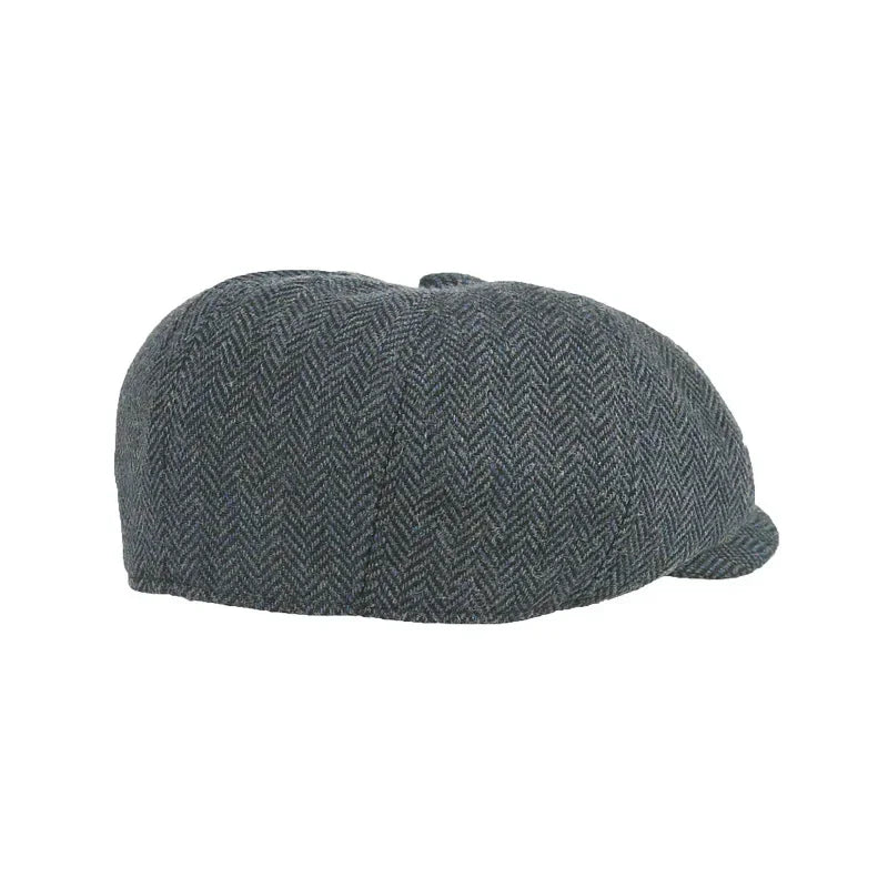 Casquette béret Vintage pour enfants, joli et élégant, chapeau de journal Ca rétro et Tweed pour enfants