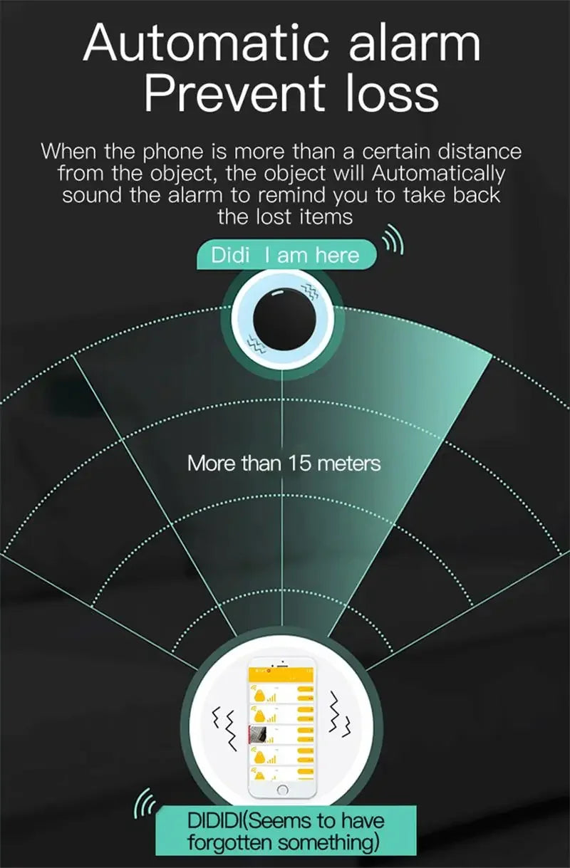 Mini traceur GPS Bluetooth 5.0, dispositif Anti-perte d'étiquette d'air, suivi de portefeuille pour animaux de compagnie, personnes âgées et enfants, pour IOS et Android, localisateur intelligent