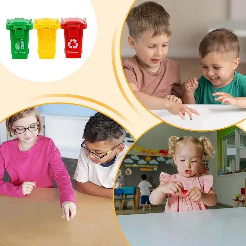 Poubelle l'inventaire pour enfants, mini camion, poubelles de bureau, jeu, petit garçon