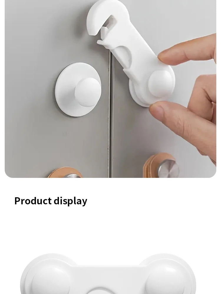 Serrure de sécurité multifonctionnelle pour bébé, armoires, chambres, proximité des wers, serrure de protection anti-piège, serrure de sécurité pour bébé, 10 pièces
