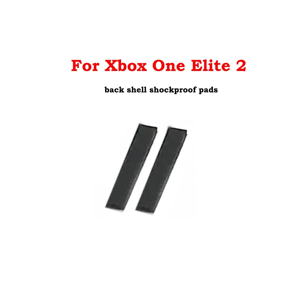 1 paire = 2 coussinets antichoc pour Xbox série X/S coque arrière LT RT tampons en caoutchouc pour Xbox One Slim Elite 2 manette de jeu amortisseurs Pad