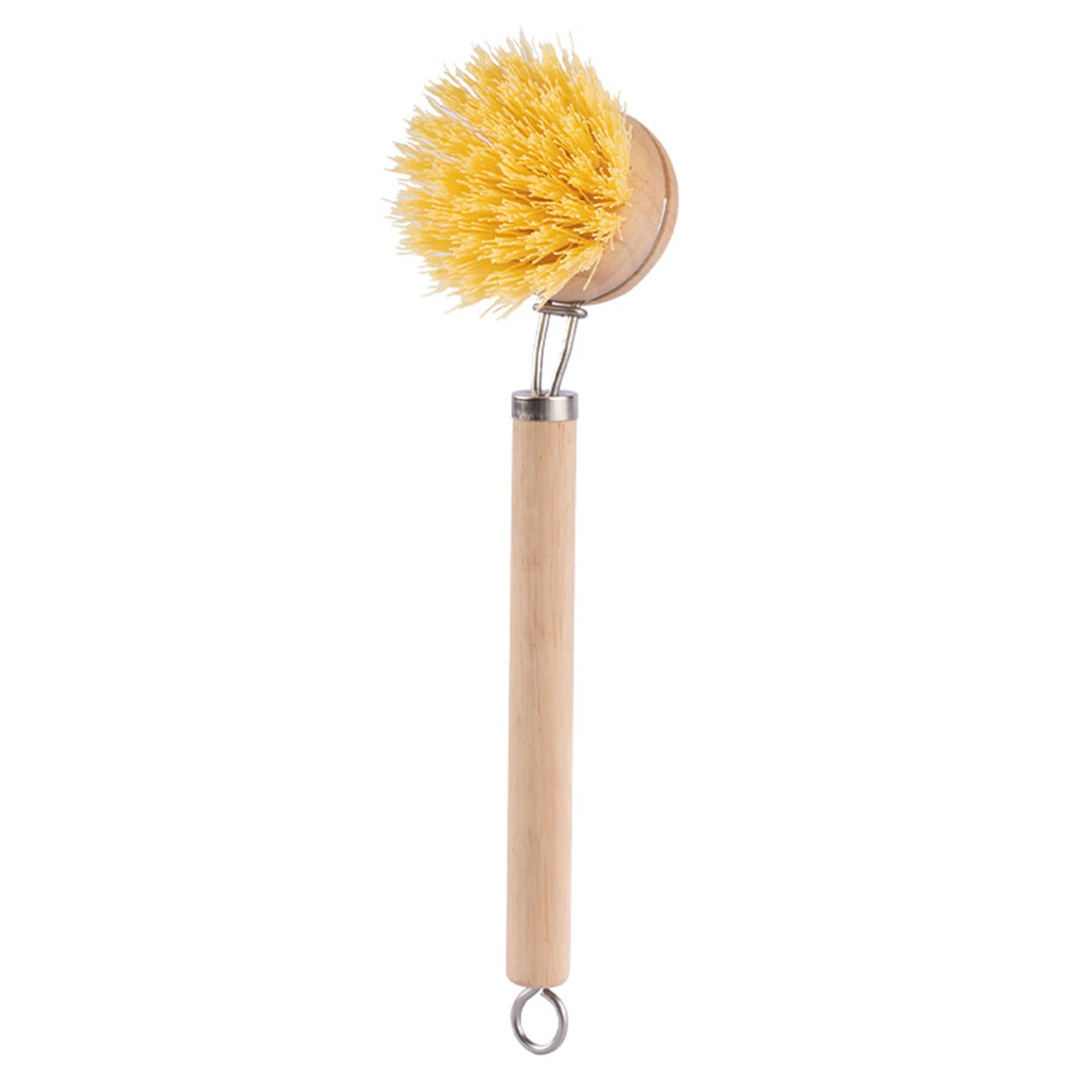 Brosse à vaisselle remplaçable, manche en bois, pour enlever les taches, les Pot, Portable, pour le nettoyage ménager, accessoires de cuisine