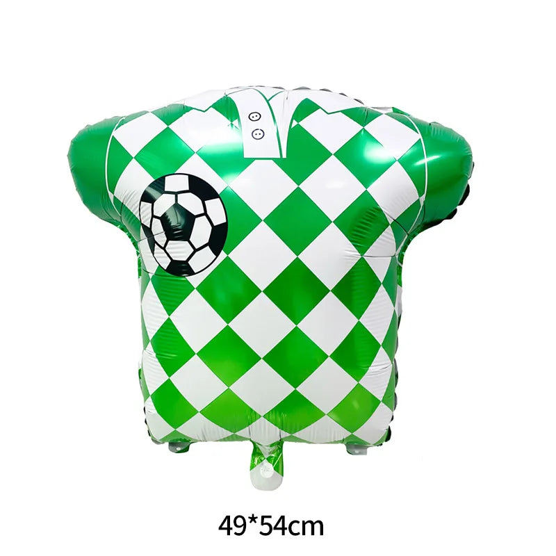 Ballon de Football Sport mondial, ballon en aluminium, décoration de fête d'anniversaire pour enfants