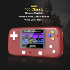 GAMINJA GC76 400 in 1 Classic Games Handheld Portable Game Console 2.8 inch Video Game Console Portable Game for Kids Gift