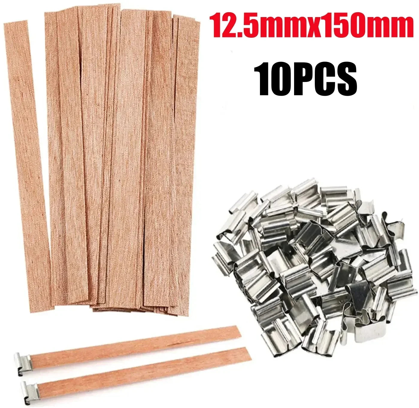 Bougie en cire de soja faite à la main, mèche en bois, bricolage, bougie d'aromathérapie, mèche à Induction unique, bougie en cire de paraffine, Guide d'artisanat