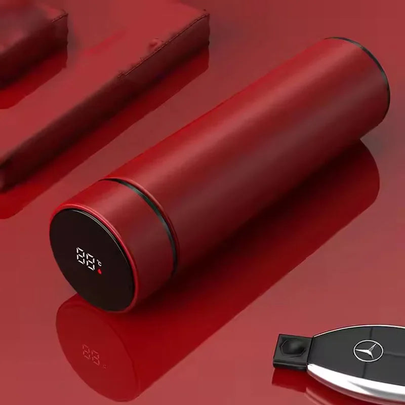 Thermos intelligent en acier inoxydable – Tasse de voyage sous vide à affichage LED (gobelet à thé à café chaud/froid à double température)