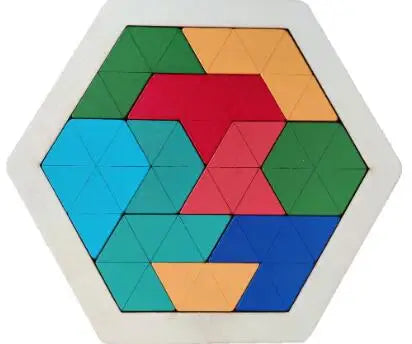 Planche en bois Puzzle enfants éducatif mathématiques Tangram Puzzles jeu jouets pour adultes enfants