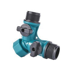 Séparateur de tuyau d'arrosage, connecteur de tuyau d'arrosage avec robinet, arrêt pour l'aménagement paysager, plantation de fleurs, Irrigation