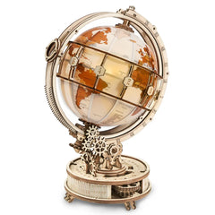 Lampe Globe en bois, jeux de puzzle 3D, cadeau d'anniversaire pour enfants et adultes, blocs de construction de décoration de maison, puzzle 3D pour enfants et adultes