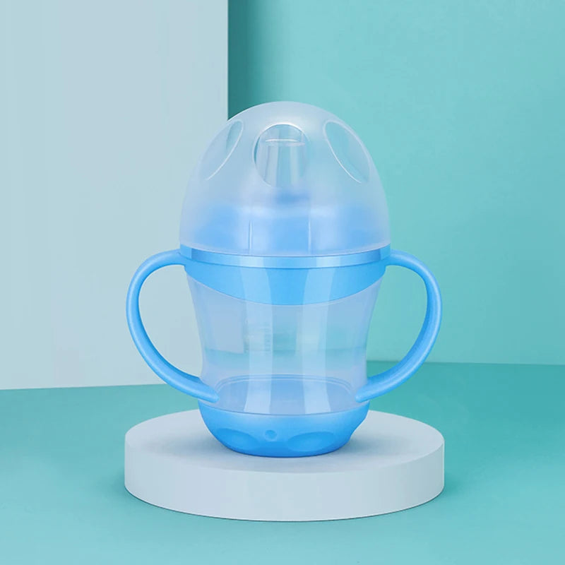 Bouteille d'eau pour enfants, bouteilles d'eau étanches, tasses portables d'extérieur pour enfants, tasses d'entraînement pour nourrissons avec poignée