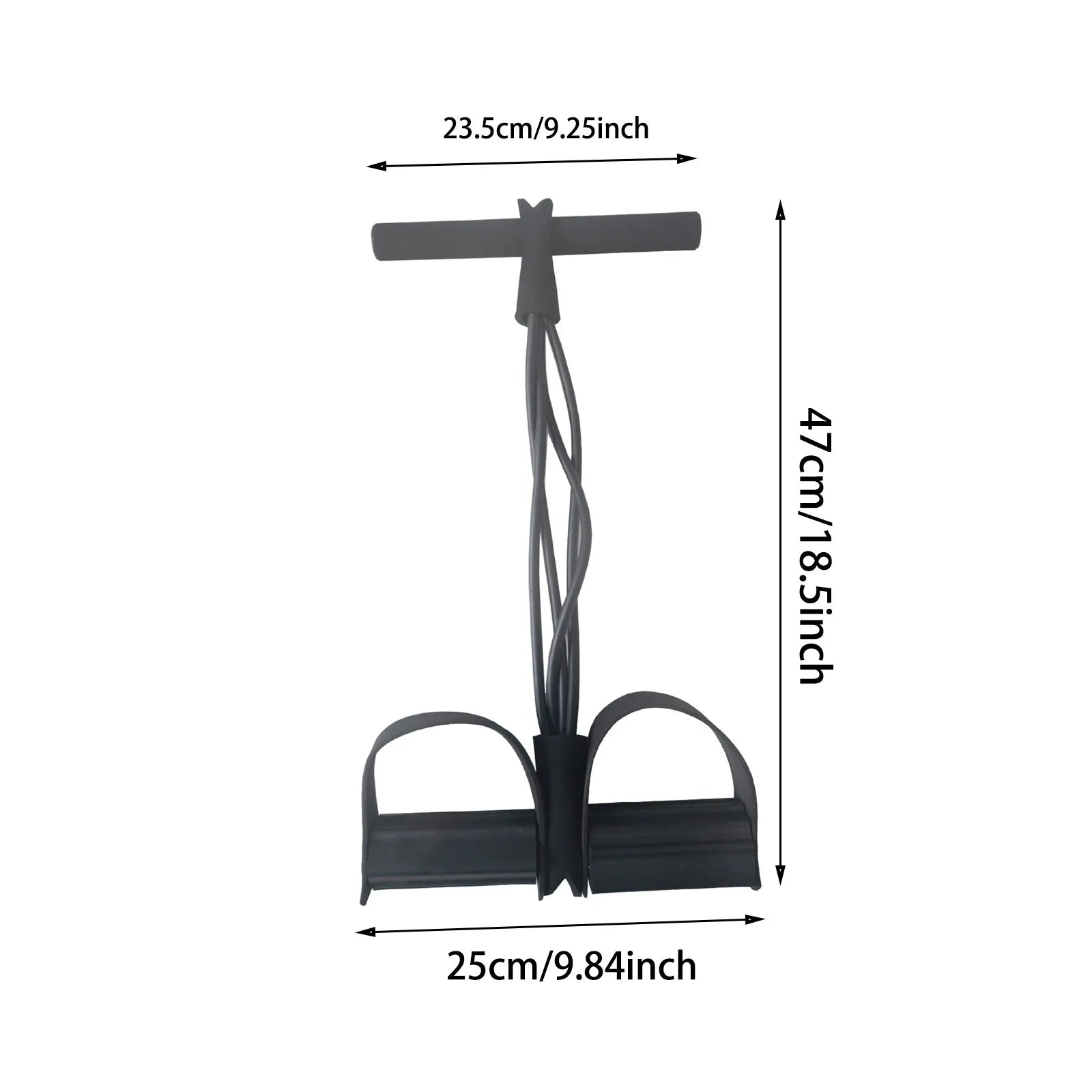 Tendeur de pédale à quatre tubes, équipement de Fitness domestique multifonctionnel, Yoga, renforcement Abdominal, bande élastique, corde de Tension