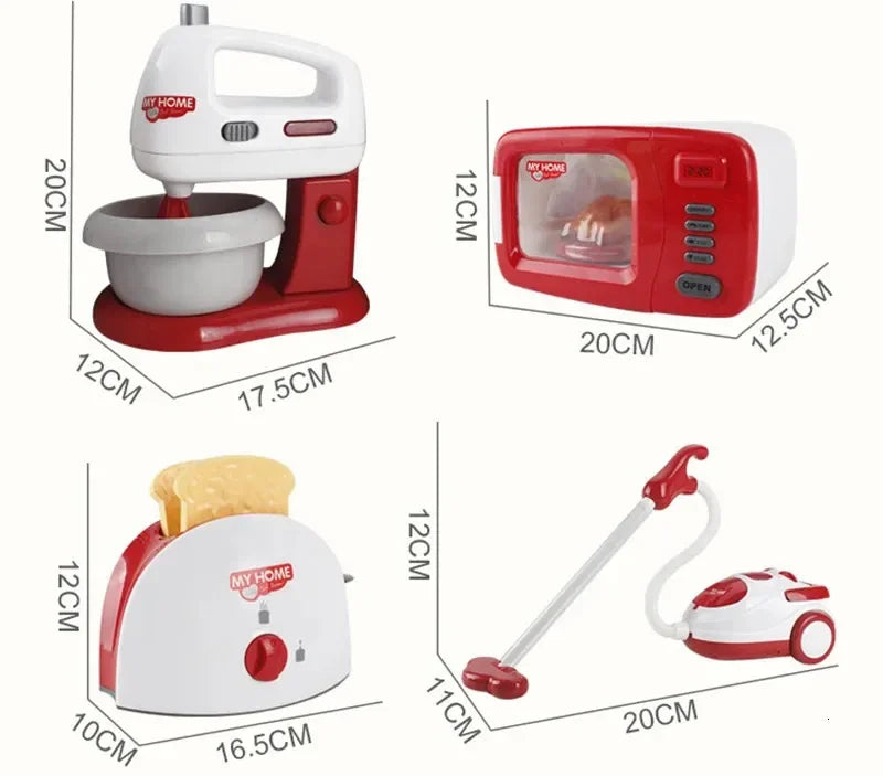 Appareils de cuisine jouets jouet ensemble de cuisine pour enfants jouer cuisine maison de poupée accessoires mélangeur cafetière Machine mélangeur grille-pain