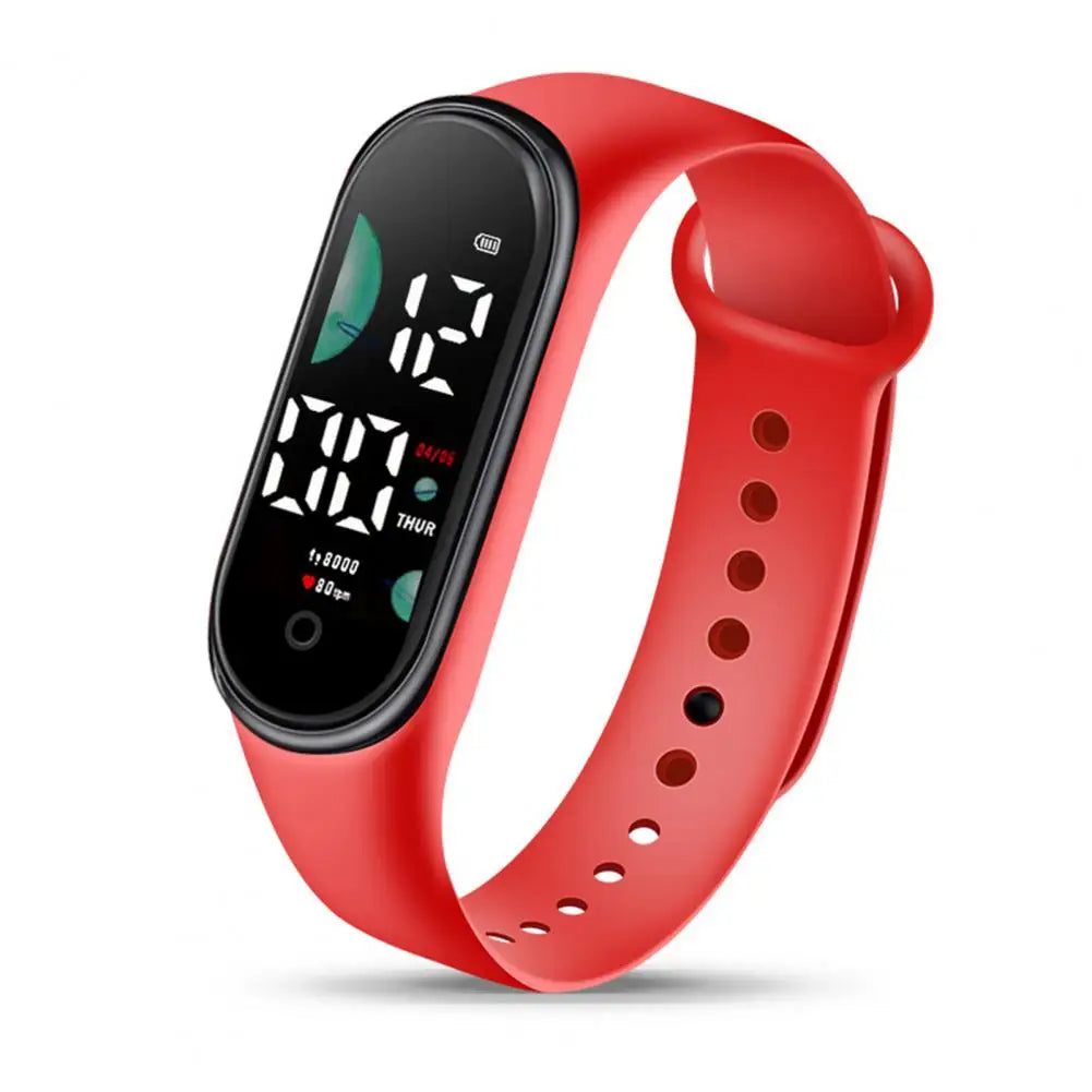 Montre de sport électronique pour enfants, étanche, grand écran de police, affichage LED, Shoous, date automatique, calendrier complet, montre numérique