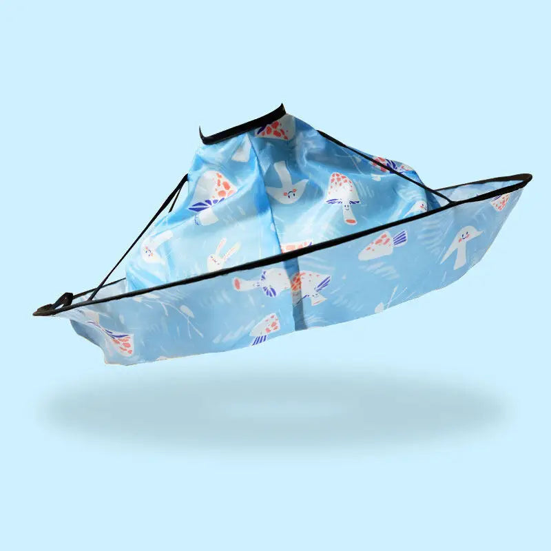 Tablier de coiffure pliable pour enfants, Cape de coupe de cheveux colorée pour Salon de coiffure, parapluie en tissu, accessoire de Salon de coiffure