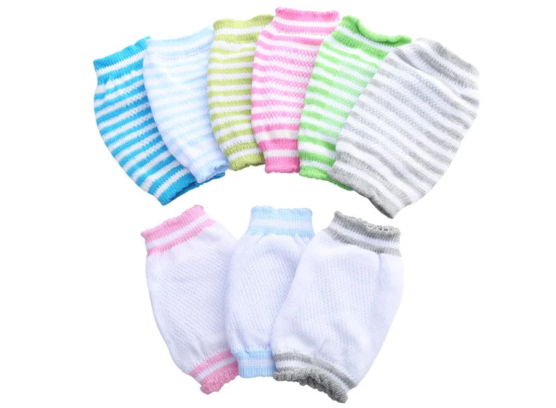 Genouillères pour bébé, chauffe-jambes, guêtre de sécurité antidérapante pour filles et garçons, coudière rampante, accessoires de protection pour nourrissons en bas âge