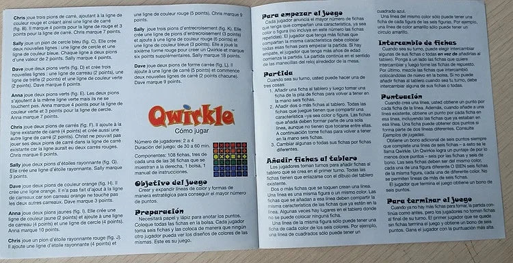 Qwirkle - Explore wooden games for children and adults, parent-child play toy, leisure, learning, gifts, new