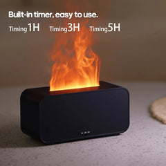 Nouveau Mini diffuseur d'arôme humidificateur d'air ultrasonique fabricant de brume fraîche brumisateur LED huile essentielle flamme lampe Difusor