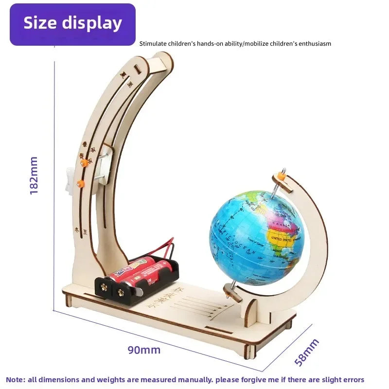 Jouets scientifiques pour enfants, Globe d'aménagement de jour et de nuit, outils pédagogiques amusants, jouets éducatifs, Kit d'apprentissage de la physique technologique, jouets