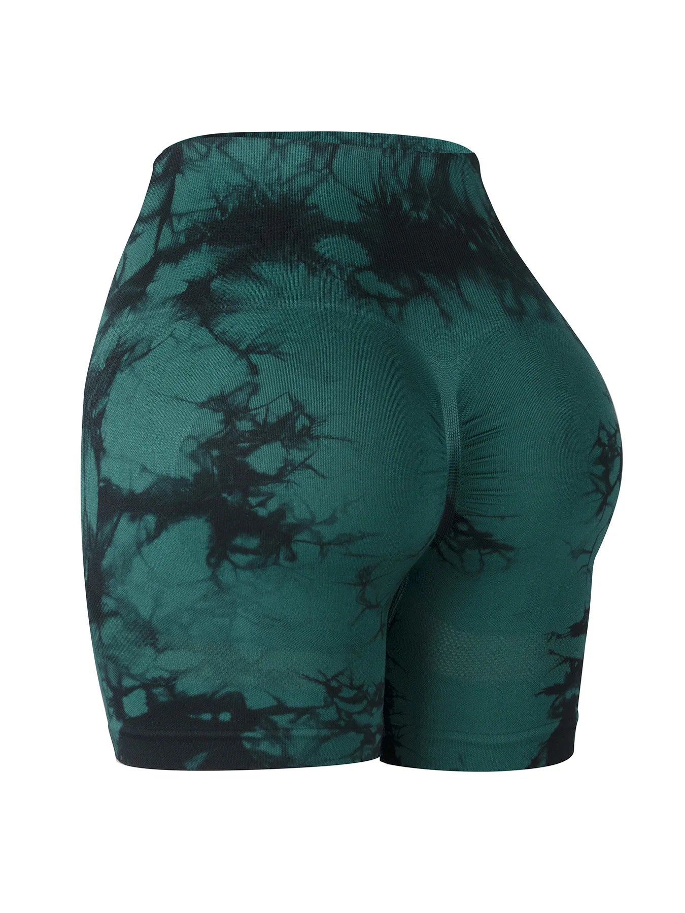 Pantalon de Fitness sans couture teint par nouage pour femmes, taille haute et levage, short serré de sport, course à pied, Sexy, pêche, Fitness, Yoga