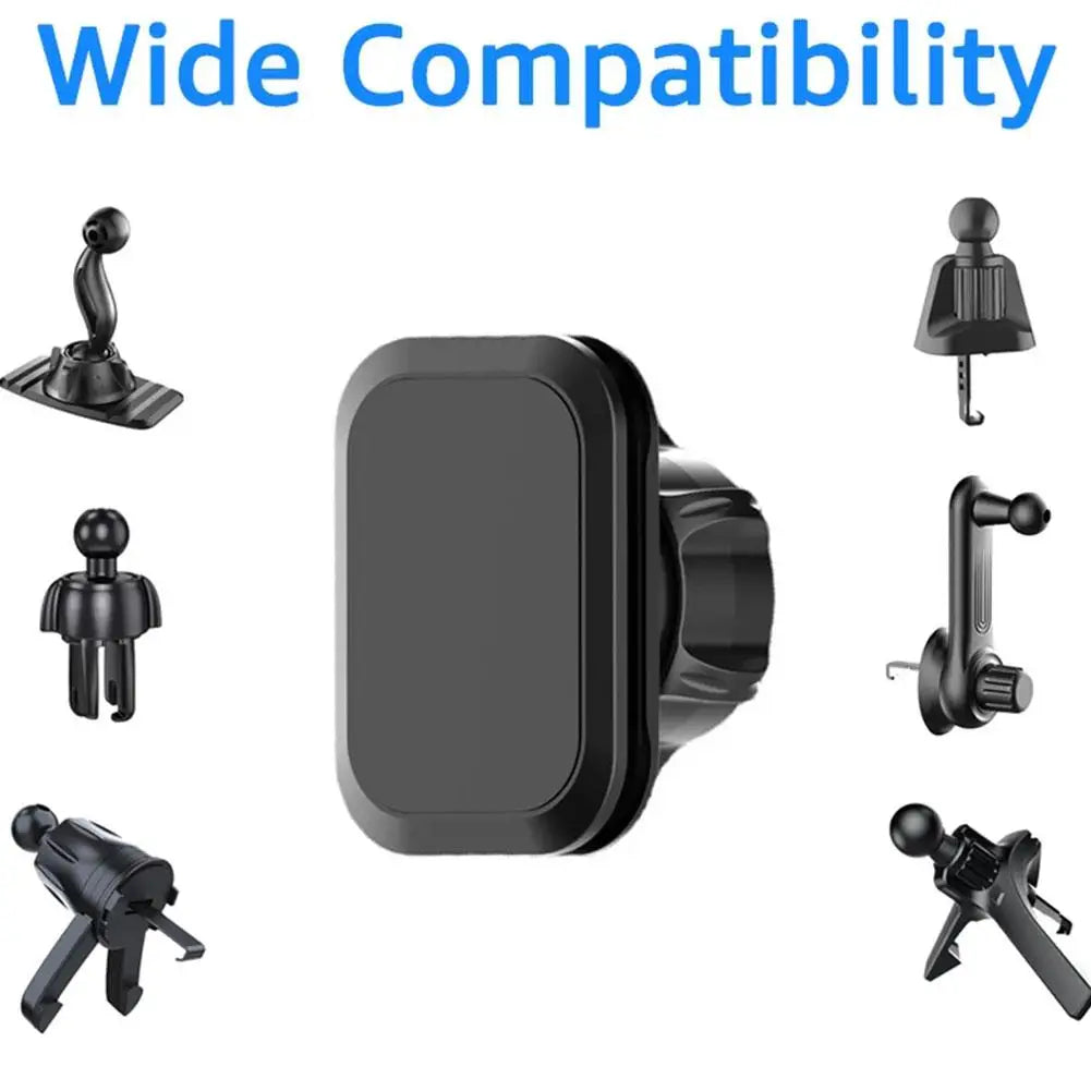 Support de téléphone de voiture magnétique à tête sphérique, support magnétique, support de téléphone portable, support GPS, support de téléphone intelligent, accessoires de support rapide, 17mm