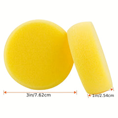 Round synthetic watercolor painting sponges, 12 pieces, artist sponge for face painting, painting, crafts, pottery, clay