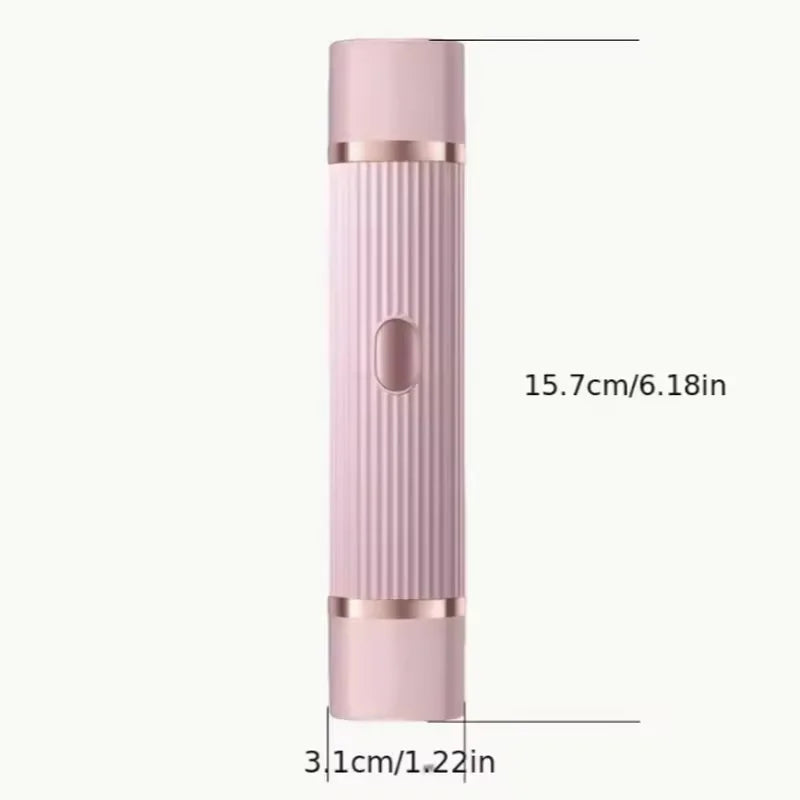 Electric shaver for women, waterproof shaver for wet and dry hair, 2-in-1 double head, double bikini trimmer, hair clipper, detachable head