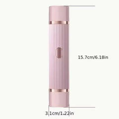 Electric shaver for women, waterproof shaver for wet and dry hair, 2-in-1 double head, double bikini trimmer, hair clipper, detachable head