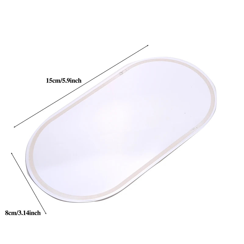 Miroir de maquillage de voiture en acier inoxydable, Portable, pare-soleil automatique, miroirs HD, miroir intérieur de voiture, style universel