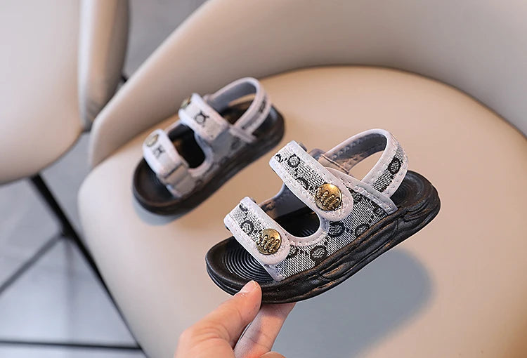 Sandales Confortables à Semelle Souple pour Garçon et Fille, Chaussures de Plage, Loisirs en Plein Air, Nouvel Arrivage, Été, 2024