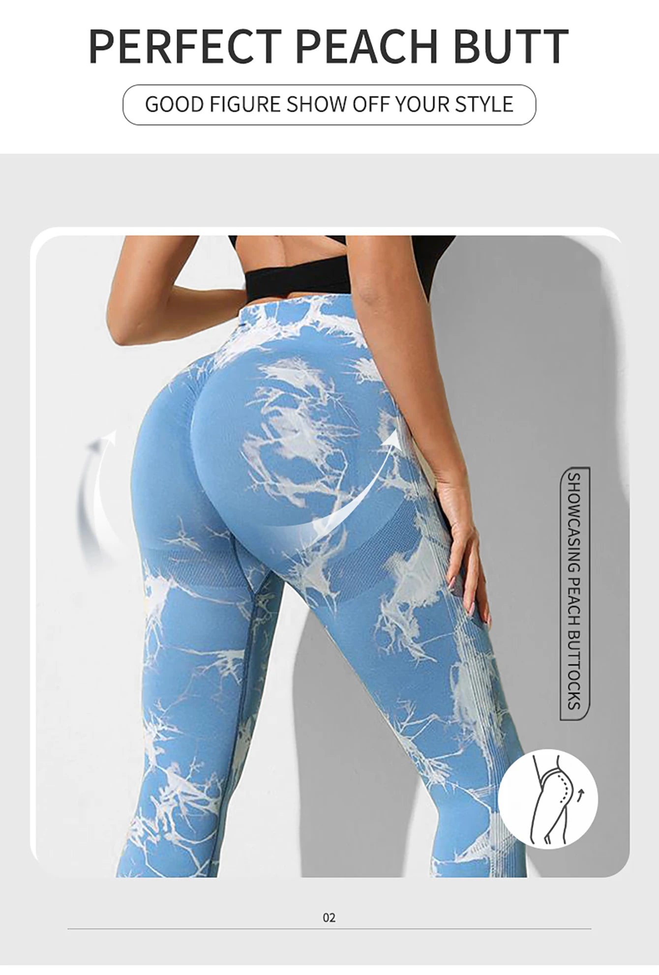 Aught Dye-Leggings de yoga taille haute sans couture pour femmes, pantalons de sport, collants push-up, vêtements de sport, entraînement de fitness, nouveau, 2024