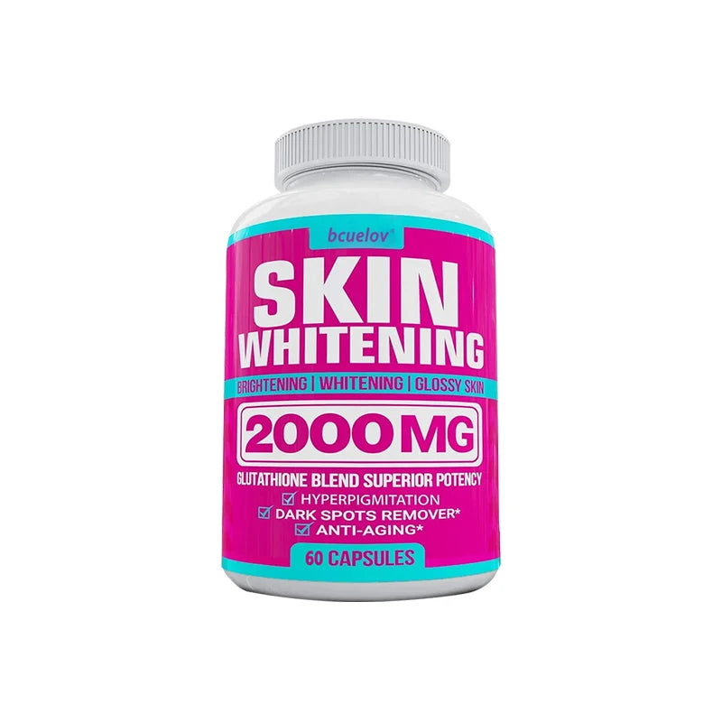 Capsules complexes de glutathion – Antioxydant puissant, réduit l'hyperpigmentation, soulage les taches foncées, hydrate la peau
