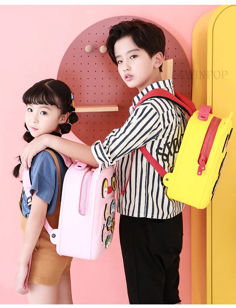 Sac à dos d'école étanche pour fille et garçon, à motif de dessin animé, à la mode, pour la maternelle, Kawaii, cadeau