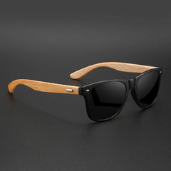 Lunettes de soleil rétro en forme de bambou, classiques, Vintage, UV400, unisexe, décontractées, pour usage quotidien en plein air