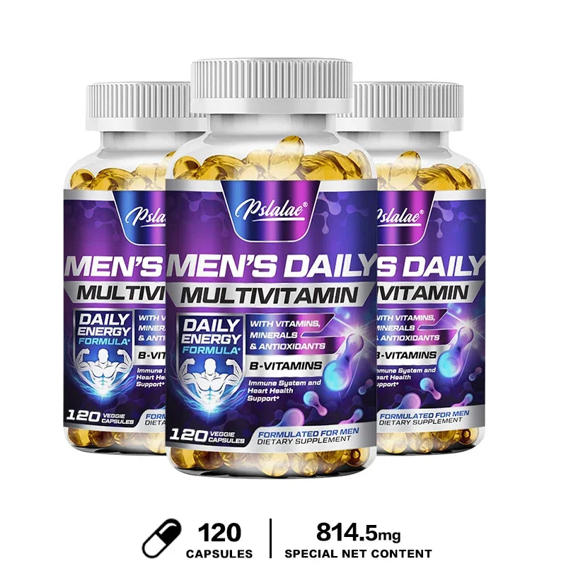 Supplément multivitaminique quotidien pour hommes – Fournit une santé cognitive du cerveau, une énergie et une endurance et une masse musculaire