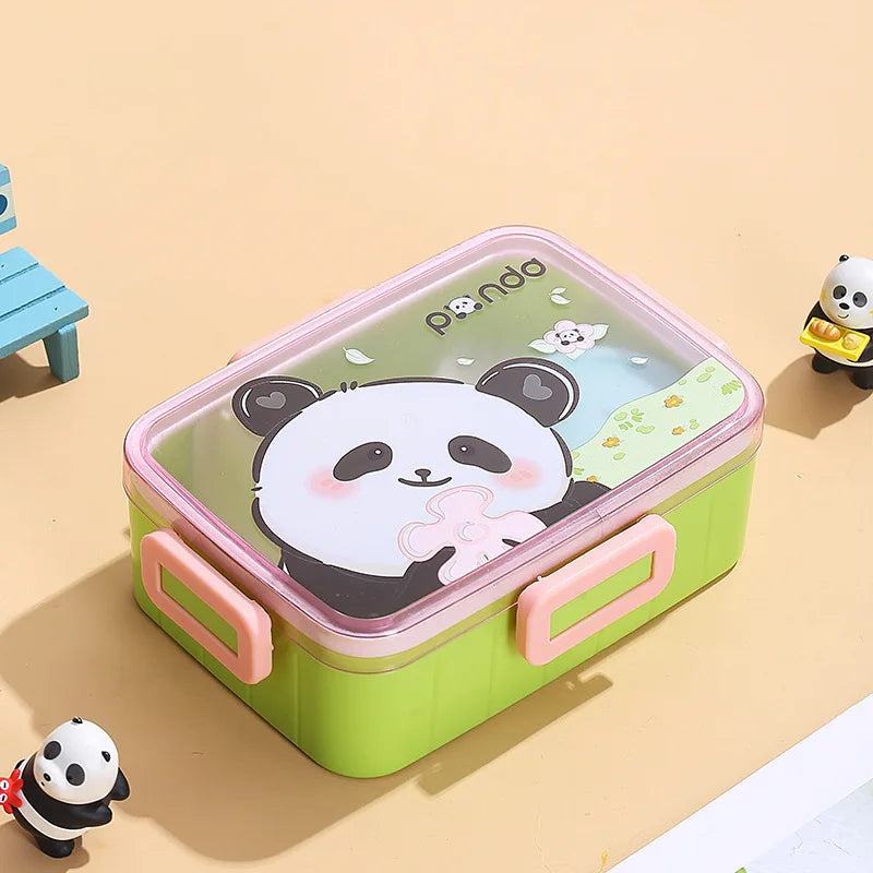 Boîte à déjeuner mignonne pour enfants, filles et garçons, avec compartiments, boîte à Bento, étanche, boîtes à collation alimentaires pour enfants, nouvelle collection 2024