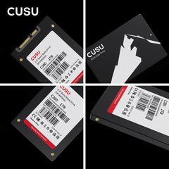 CUSU SSD Hard Drive, SATA 3, 128GB, 256GB, 512GB, 1TB, 2TB capacity, for laptop and desktop