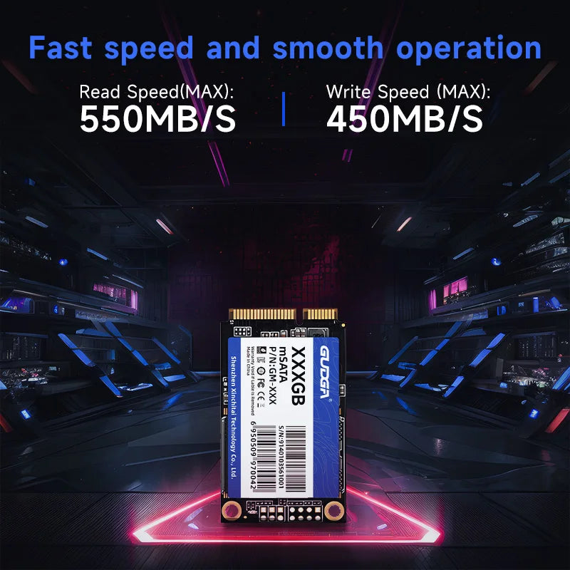 GUDGA MSATA SSD SATAIII 120gb disque solide 240gb 512gb1tb 2tb Hdd disque dur interne à semi-conducteurs pour ordinateur portable de bureau