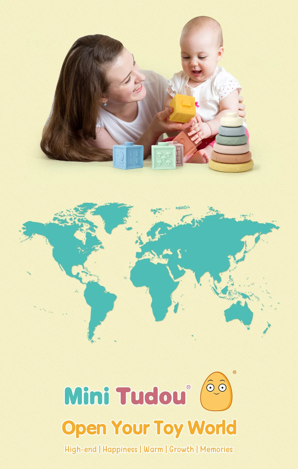 Jouets pour bébé, tasse empilable, dessin animé, apprentissage éducatif précoce, couleur, nidification, tri, bain-douche, jeu d'eau et de sable pour enfants