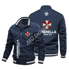 Veste de Baseball Quatre Saisons pour Homme, Blouson Bombardier observateur, Logo Umbrella Corporation, Nouvelle Mode