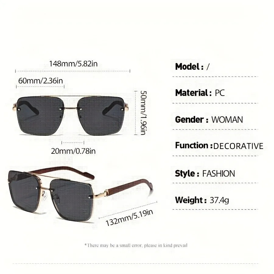 2025 lunettes De soleil carrées De luxe pour hommes nouveau en bois Vintage Designer lunettes De mode lunettes De soleil femmes vacances Gafas De Sol Hombre