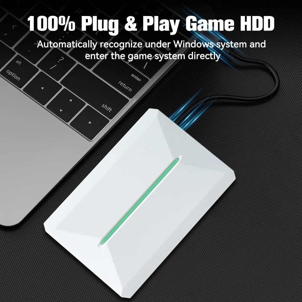 Retrobat & Playnite System HDD Console de jeu rétro pour PS3/PS2/WIIU/WII/Switch/MAME 50 + émulateurs 38293 jeux et 42 jeux PC AAA pour PC